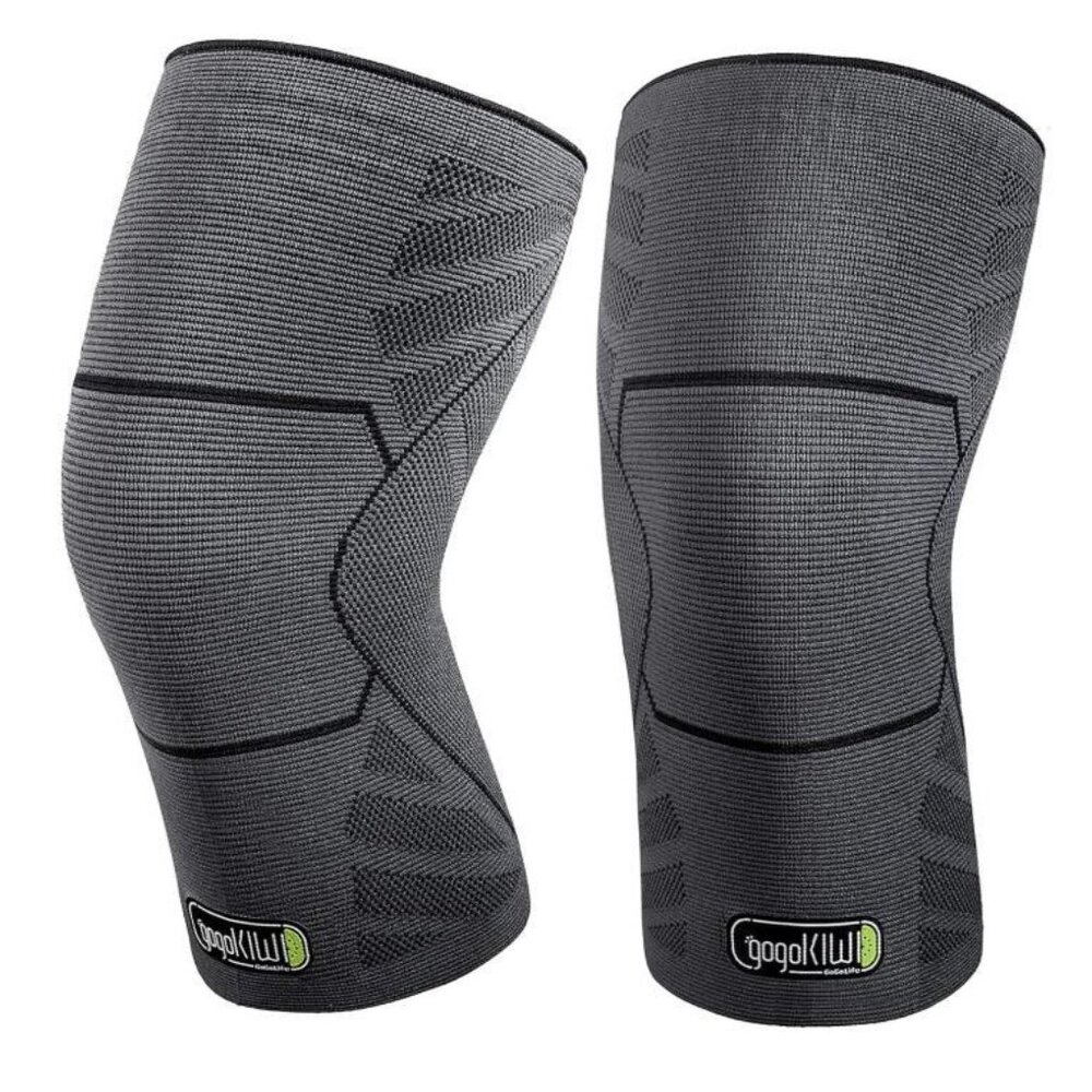 GOGOKIWI Compression Knee Braces Nylon - Anti-Slip Knee Pads – Joint Pain, Stiff